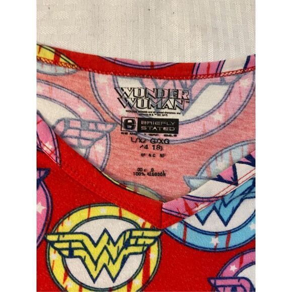 DC Comics Wonder Woman pajama gown large-xl red - Picture 3 of 7